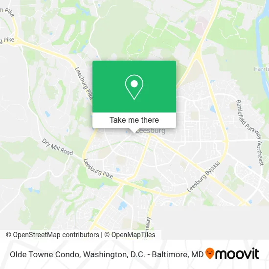 Olde Towne Condo map