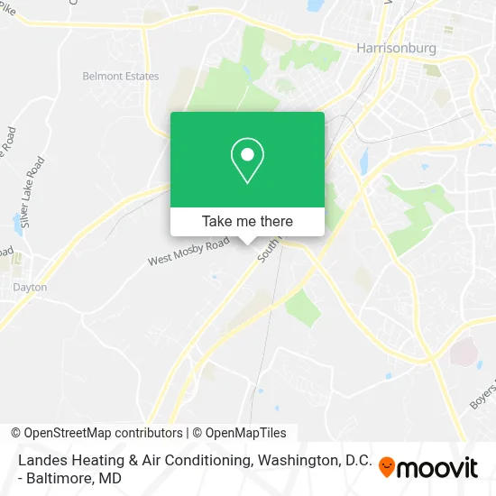 Landes Heating & Air Conditioning map