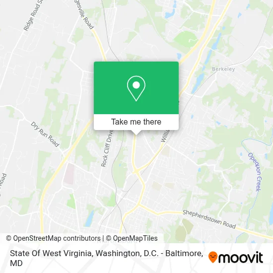 State Of West Virginia map