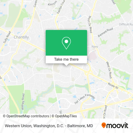 Western Union map