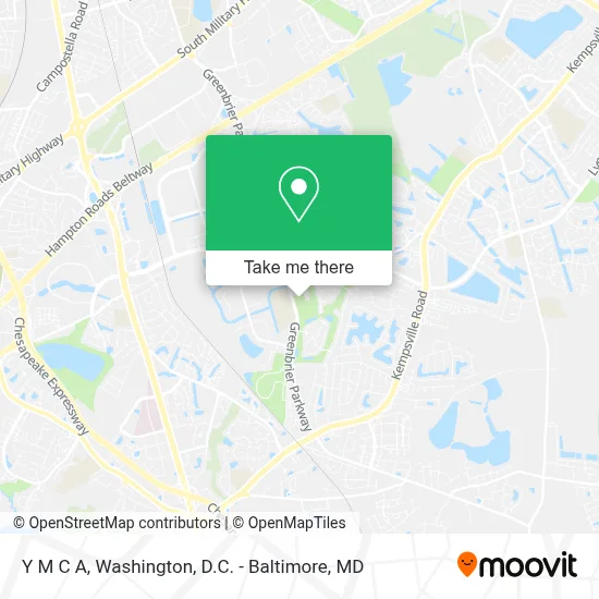 Y M C A map
