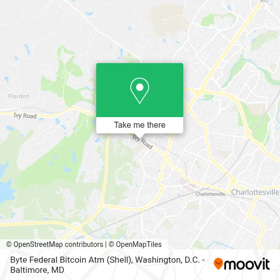 Byte Federal Bitcoin Atm (Shell) map
