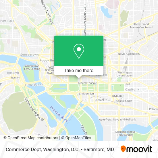 Commerce Dept map