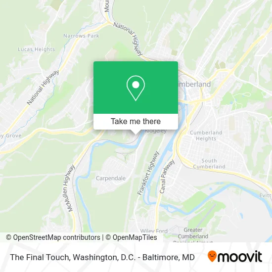 The Final Touch map