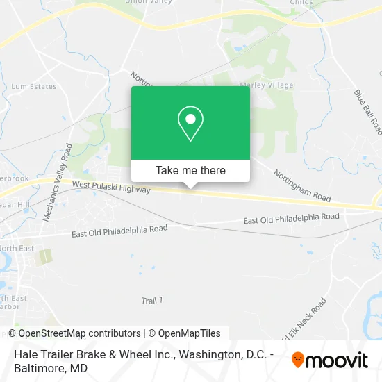 Hale Trailer Brake & Wheel Inc. map