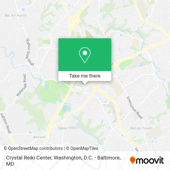 Crystal Reiki Center map