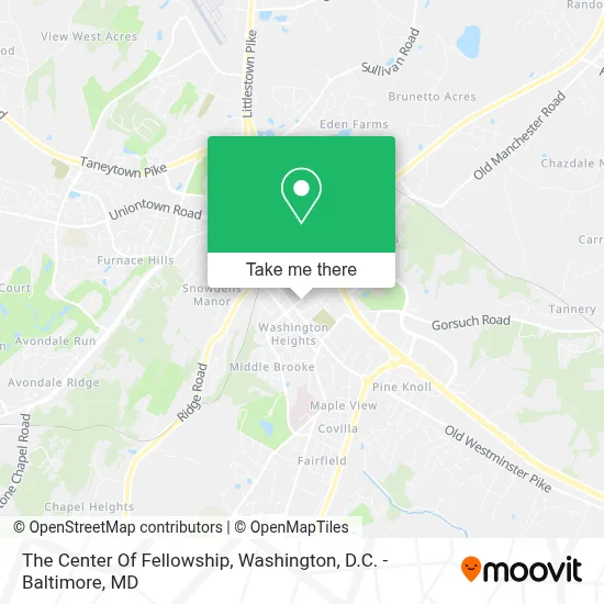The Center Of Fellowship map