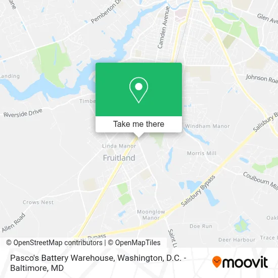 Pasco's Battery Warehouse map