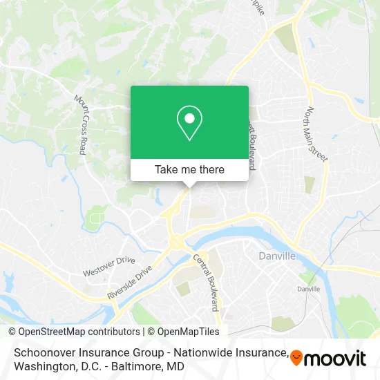 Schoonover Insurance Group - Nationwide Insurance map