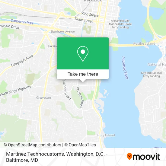 Martinez Technocustoms map