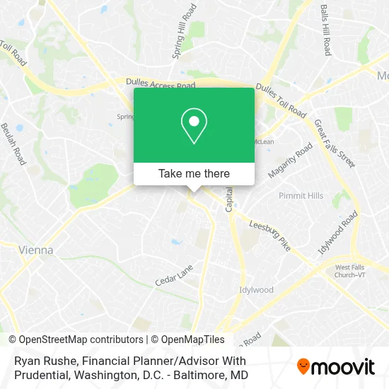Ryan Rushe, Financial Planner / Advisor With Prudential map