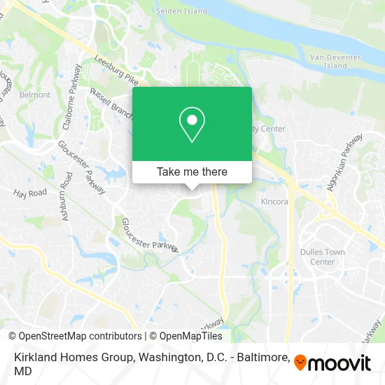 Kirkland Homes Group map
