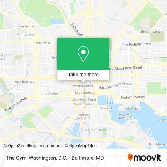 The Gym map