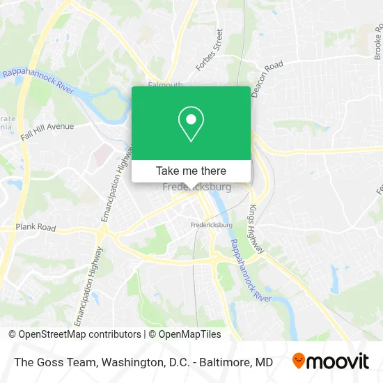 The Goss Team map