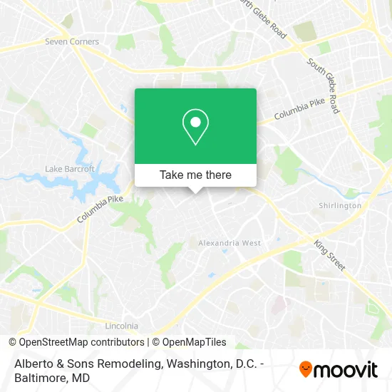 Alberto & Sons Remodeling map