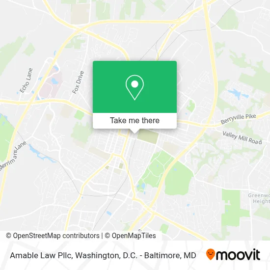 Amable Law Pllc map