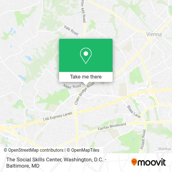 The Social Skills Center map