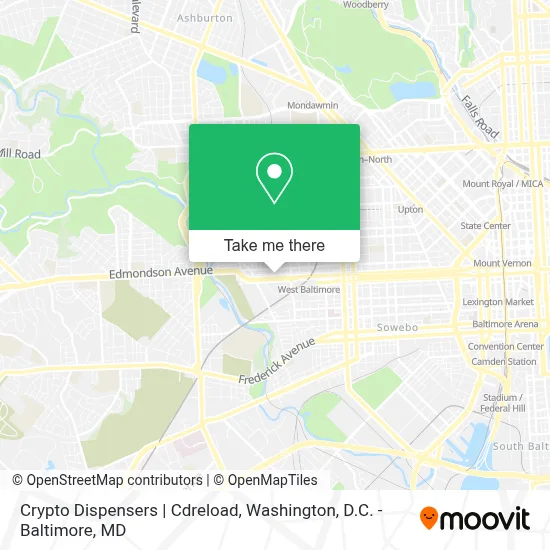 Crypto Dispensers | Cdreload map