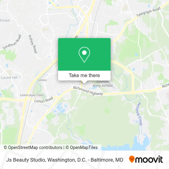 Js Beauty Studio map