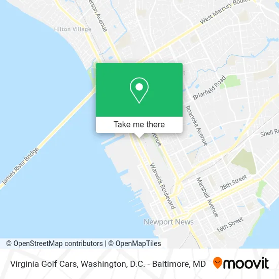 Virginia Golf Cars map