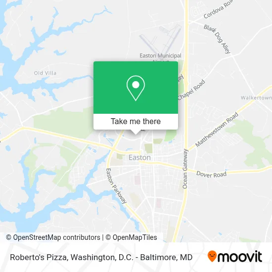 Roberto's Pizza map