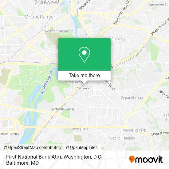First National Bank Atm map