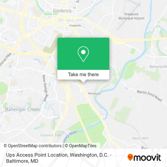 Ups Access Point Location map