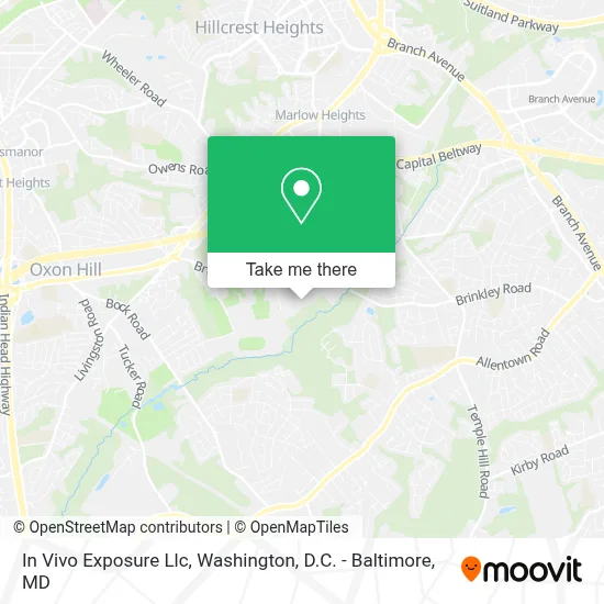 In Vivo Exposure Llc map