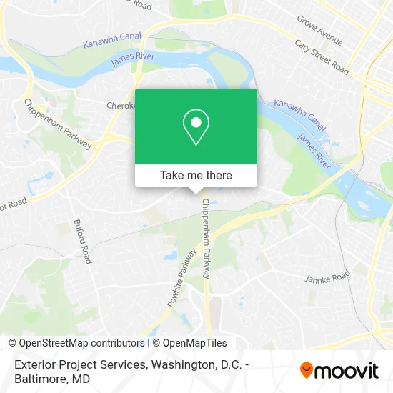Exterior Project Services map