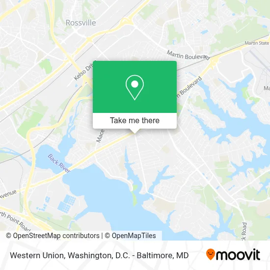 Western Union map