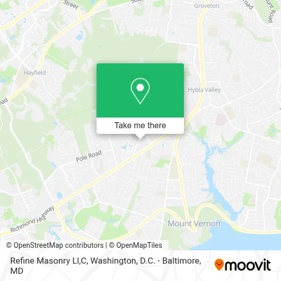 Refine Masonry Ll,C map