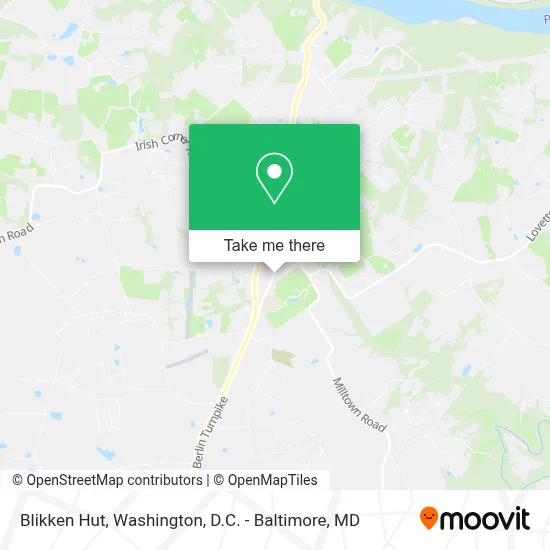 Blikken Hut map