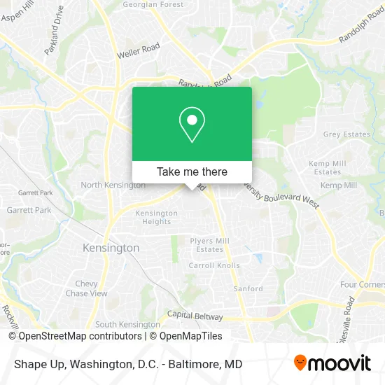 Shape Up map