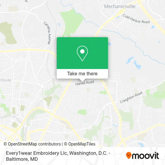 Every1wear Embroidery Llc map