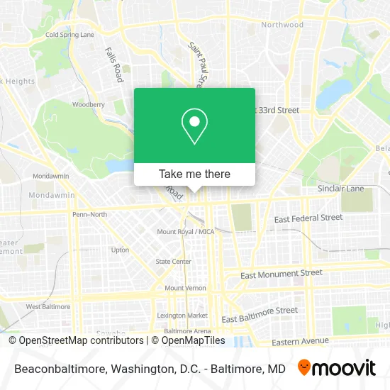 Beaconbaltimore map