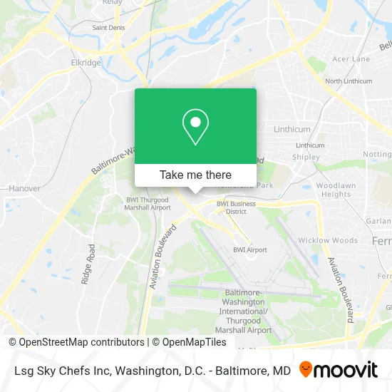 Lsg Sky Chefs Inc map