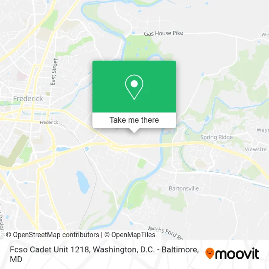 Fcso Cadet Unit 1218 map