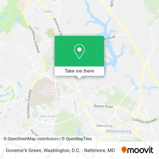 Govenor's Green map