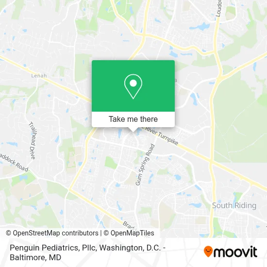 Penguin Pediatrics, Pllc map