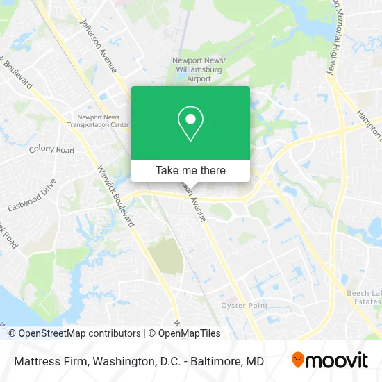 Mattress Firm map