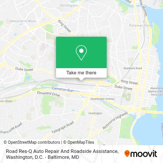 Road Res-Q Auto Repair And Roadside Assistance map