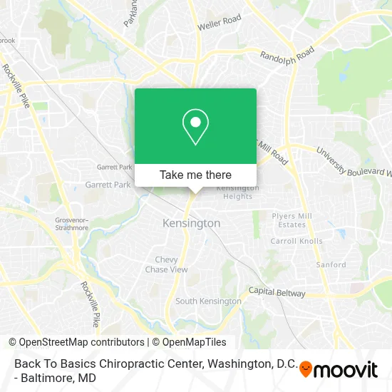 Back To Basics Chiropractic Center map