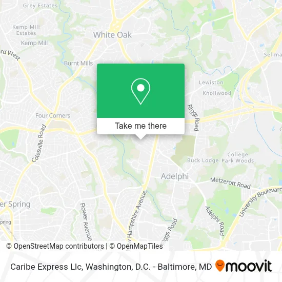 Caribe Express Llc map