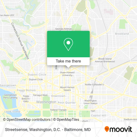 Streetsense map