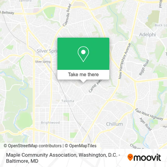 Maple Community Association map