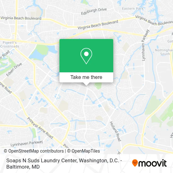 Soaps N Suds Laundry Center map