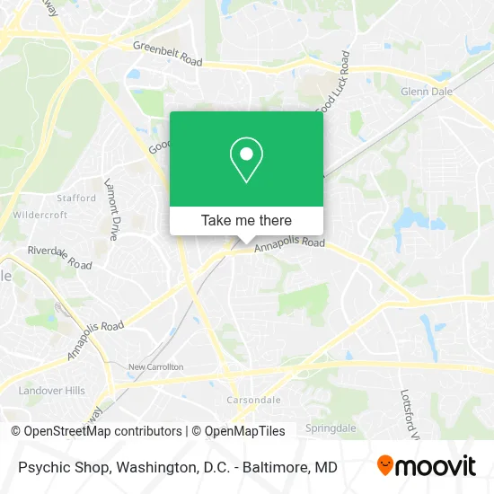 Psychic Shop map