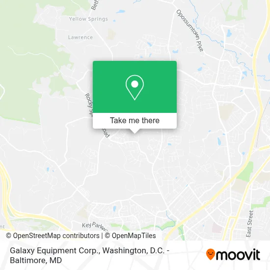 Galaxy Equipment Corp. map