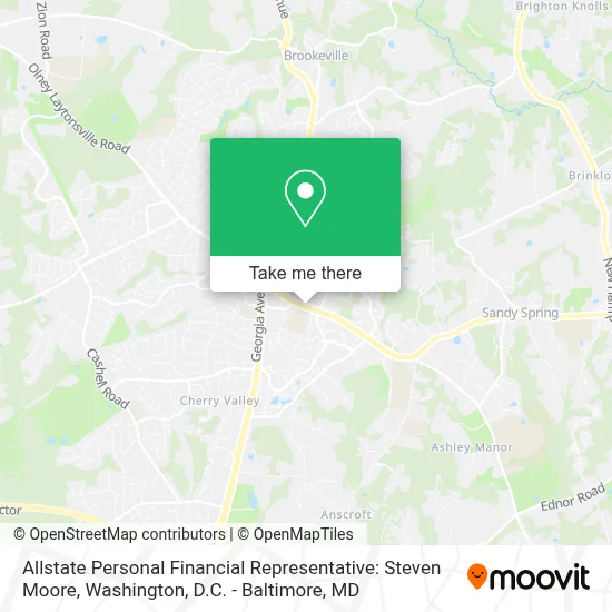 Allstate Personal Financial Representative: Steven Moore map