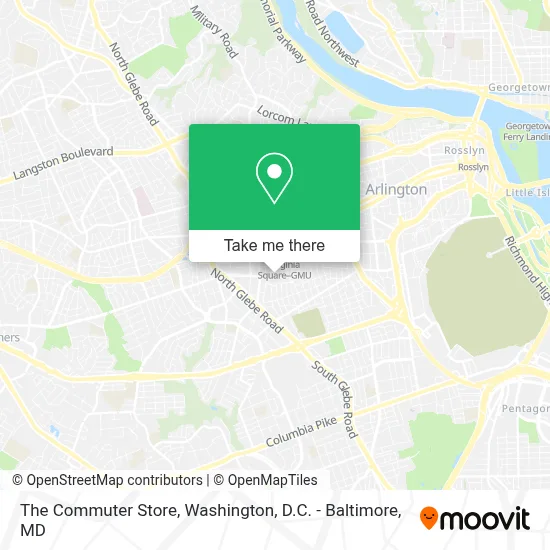 The Commuter Store map